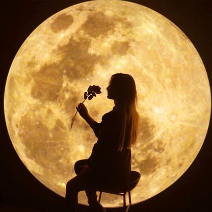 Moon Background Projection Lamp