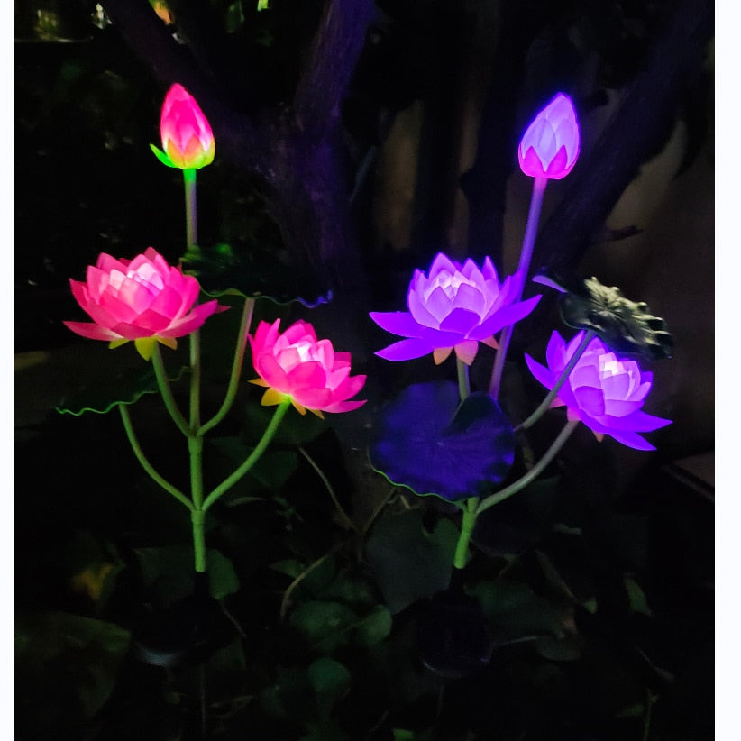 Flower Lamp Light Led Solar Waterproof