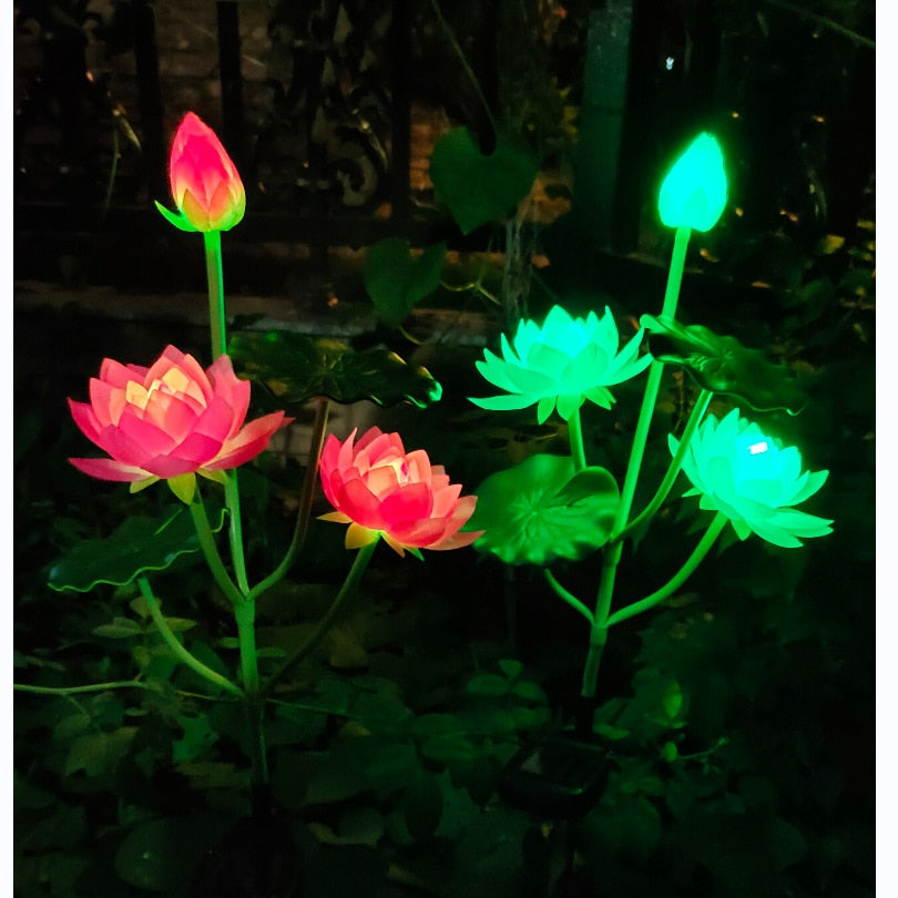 Flower Lamp Light Led Solar Waterproof