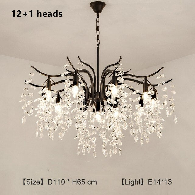 LED Luxury Crystal Chandeliers Lighting