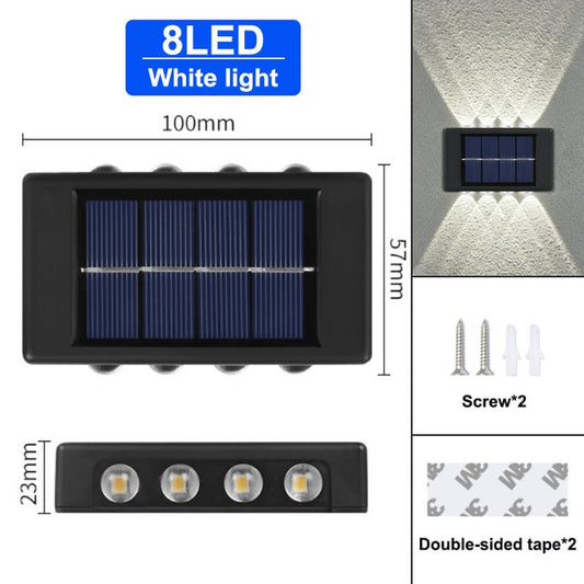 Solar Wall Lights Outdoor Garden