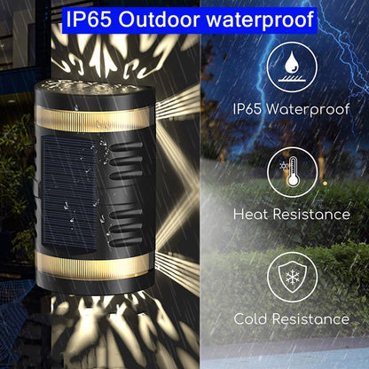 Solar LED Wall Lamp Outdoor Waterproof