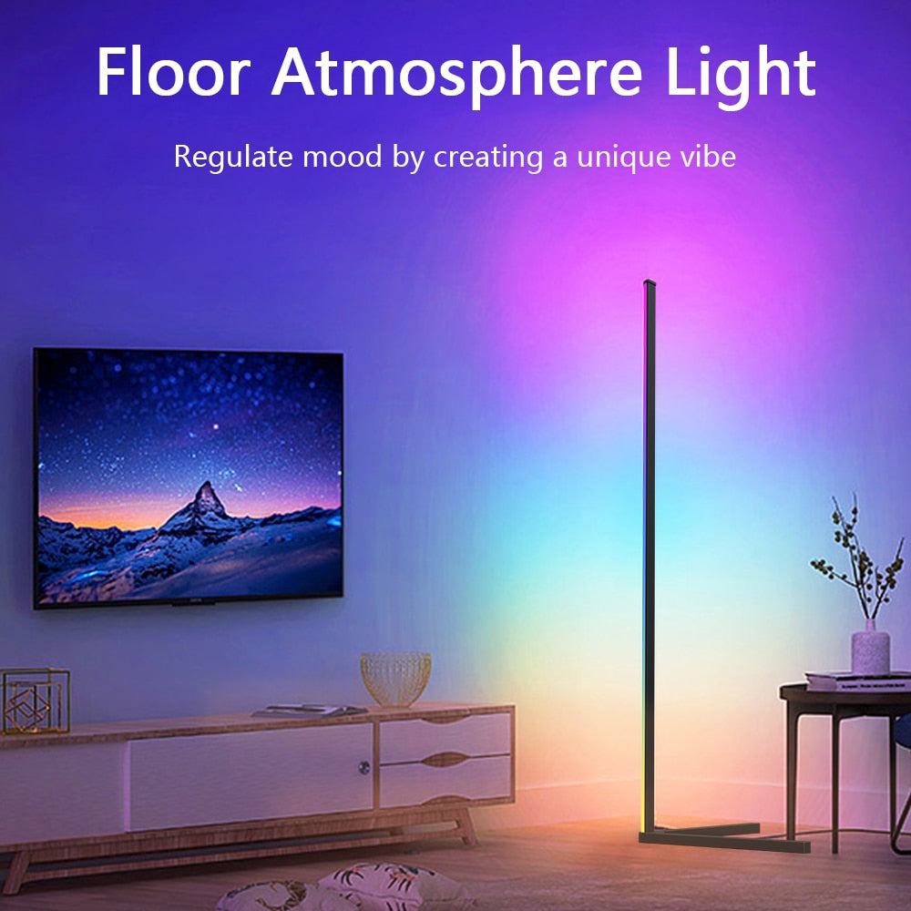 Modern Corner Floor Lamp Living Rome Art Decor