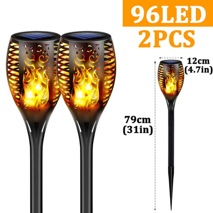 LED Outdoor Solar Torch Lights