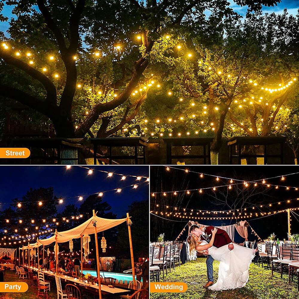 Solar Light Street Garland Led