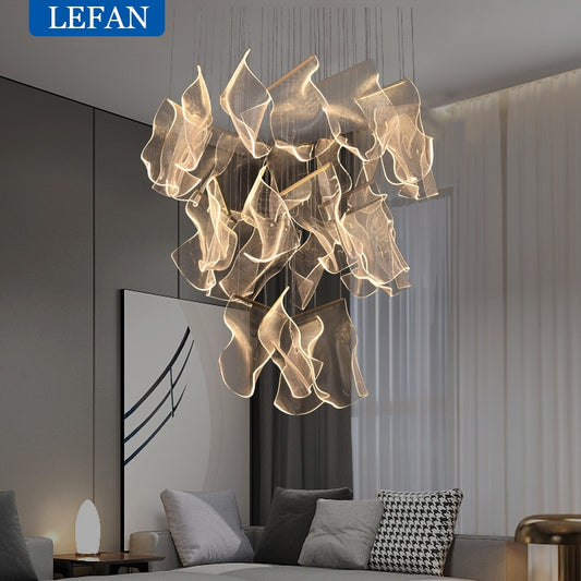 Light Guide LED Modern Chandelier