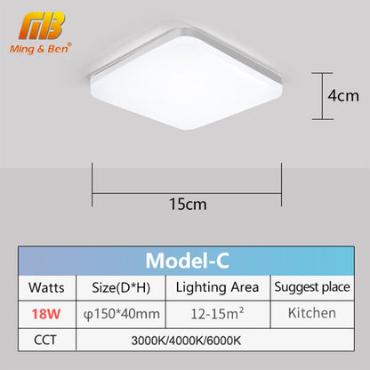 LED Ceiling Lamp in Square for living room