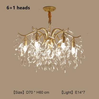 LED Luxury Crystal Chandeliers Lighting