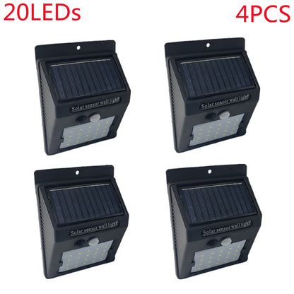 Solar Wall Lamp PIR Motion Sensor