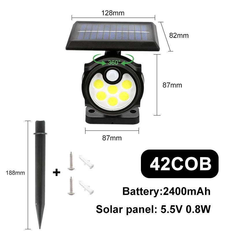 LED Outdoor Solar Lamp Multiple