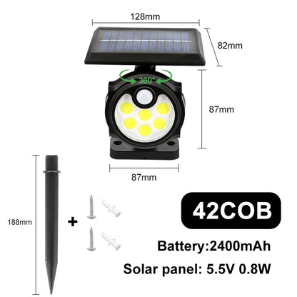 LED Outdoor Solar Lamp Multiple