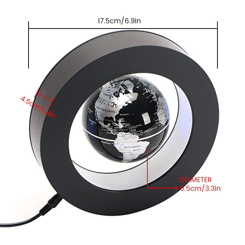 Levitating Lamp Magnetic Levitation Globe LED