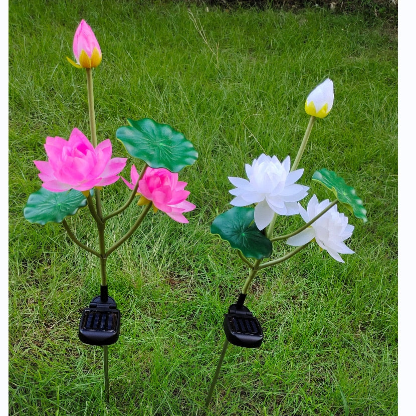 Flower Lamp Light Led Solar Waterproof