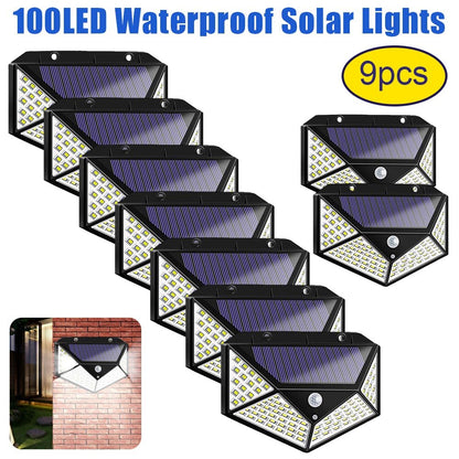 LED Wall Light Outdoor Solar Wall Lamp