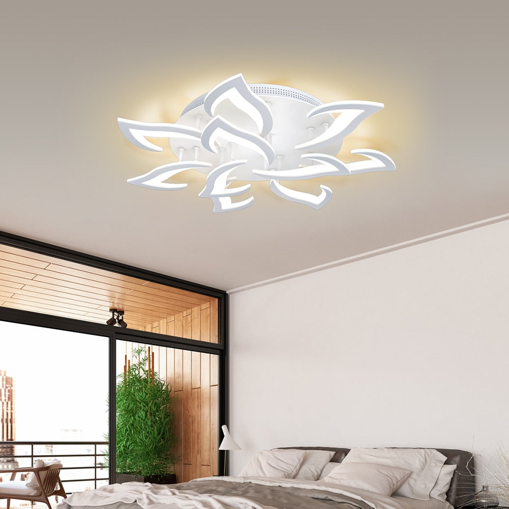 led ceiling chandelier modern lamp art deco