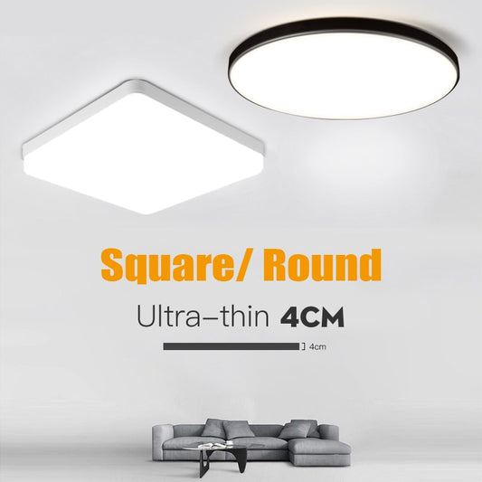 Lights Square Round Ceiling Lamp