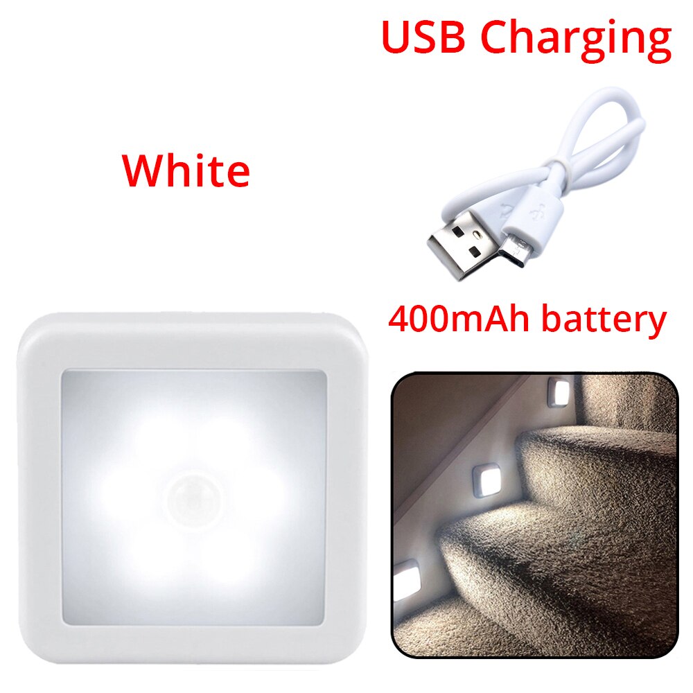 Motion Sensor LED Night Light Smart USB charging