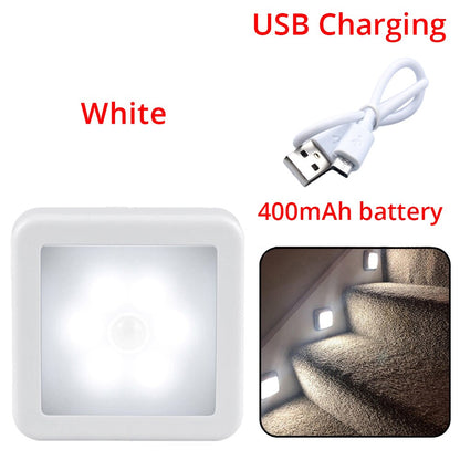 Motion Sensor LED Night Light Smart USB charging