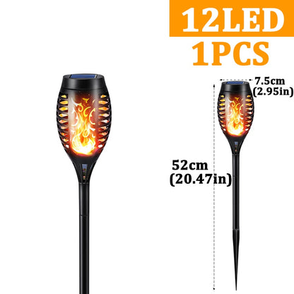 LED Outdoor Solar Torch Lights