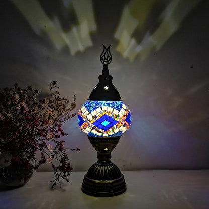 Mosaic table Lamp vintage art deco