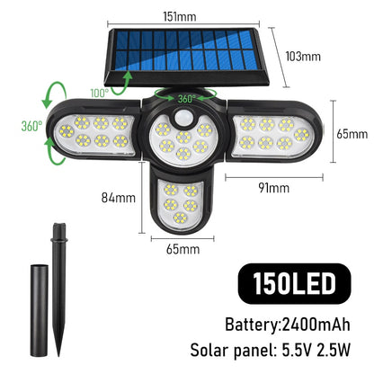 LED Outdoor Solar Lamp Multiple