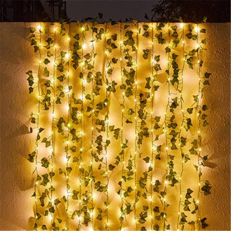 Solar Lights Maple Leaf Fairy Lights