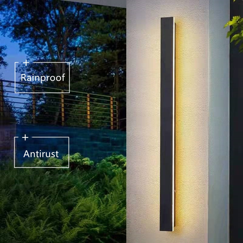 Waterproof LED long wall light