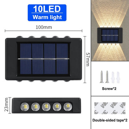 Solar Wall Lights Outdoor Garden