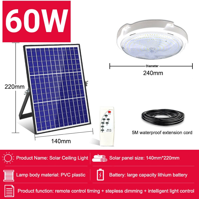 Outdoor Garden pandent light Solar-Power