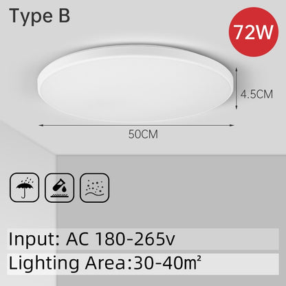 Ultra Thin Led Ceiling Lamp White