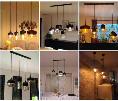 Glass Pendant Lamp Fixtures LED lights