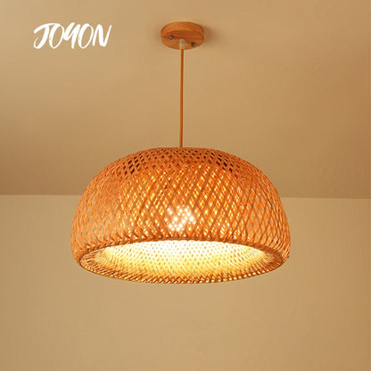 Hand Knitted Bamboo Pendant Lights