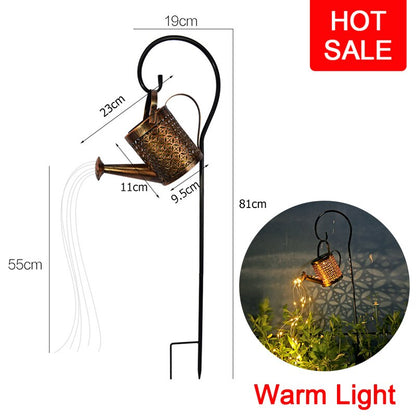 Solar LED Light Outdoor Watering Can