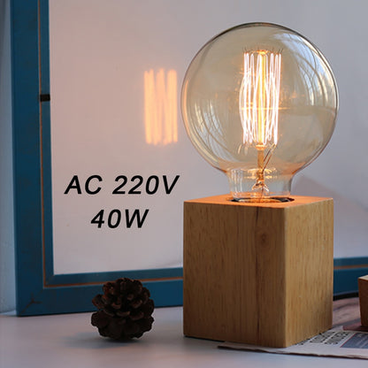 Modern Wood Table Lamp Retro