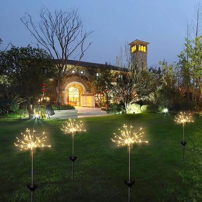 LED Solar Firework Light Outdoor