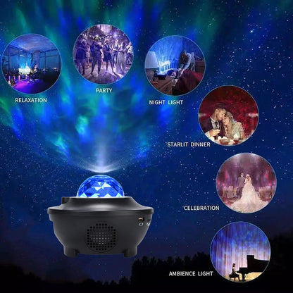 LED Starry Sky Projector Music Bluetooth