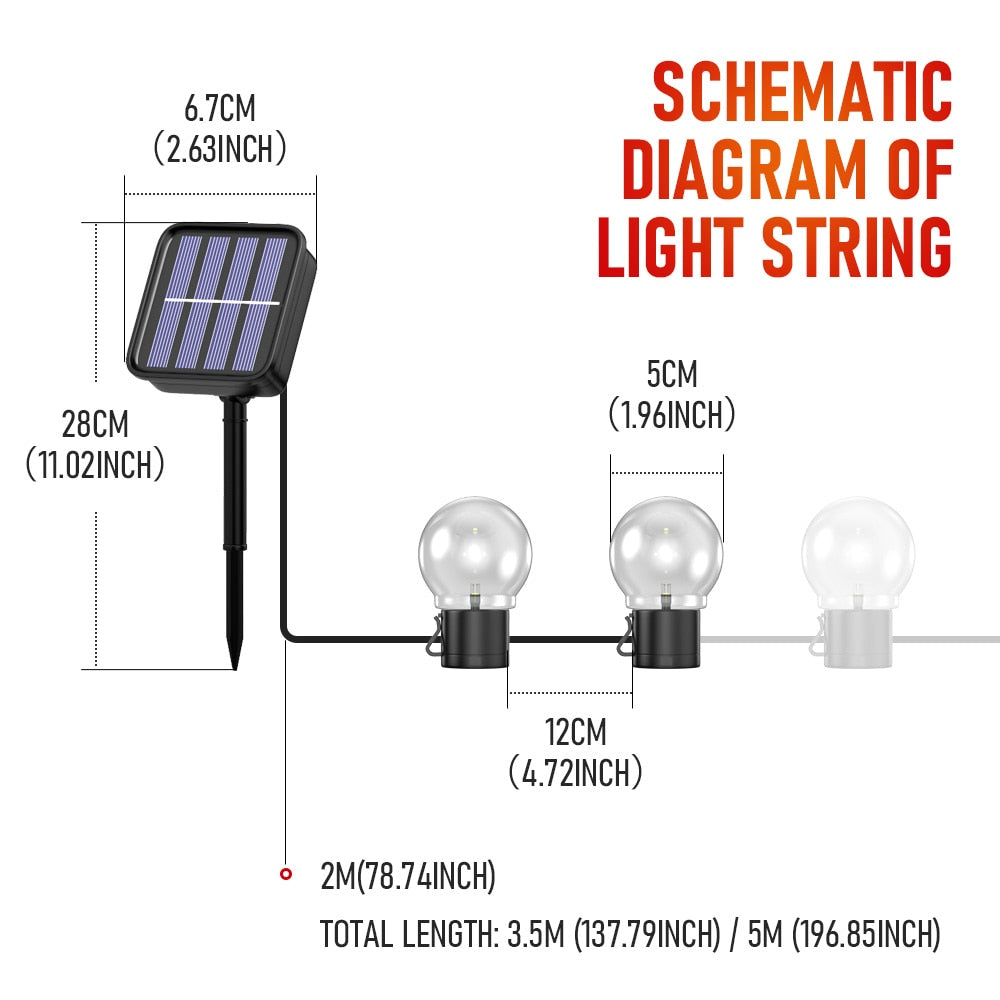 LED Solar Light Outdoor Lighting