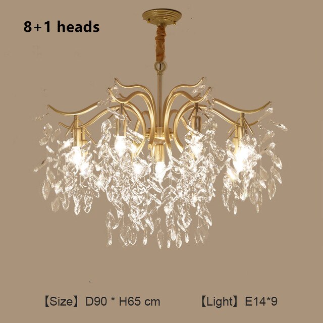 LED Luxury Crystal Chandeliers Lighting