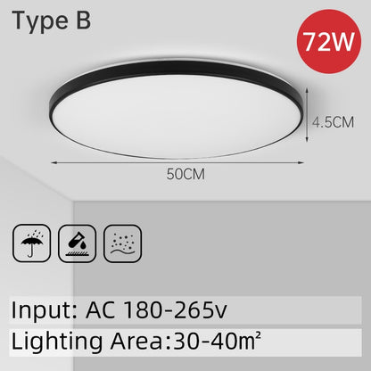 Ultra Thin Led Ceiling Lamp White