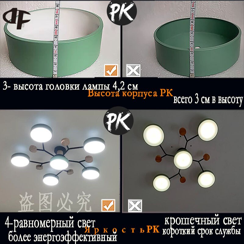 Modern indoor lighting chandelier