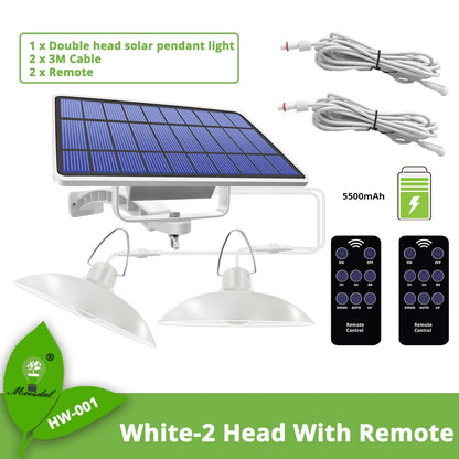 Waterproof Double Head Solar Light