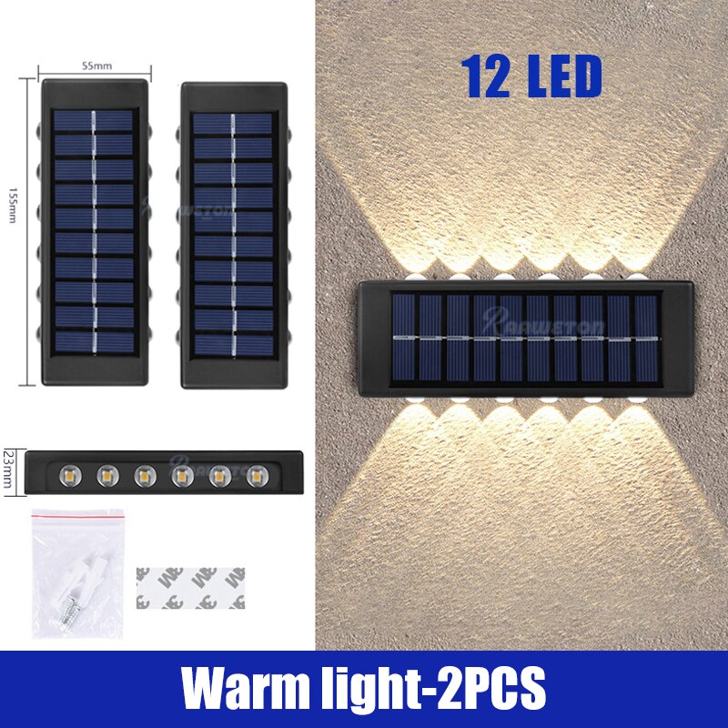 LED Solar Wall Lamp Outdoor Lamp