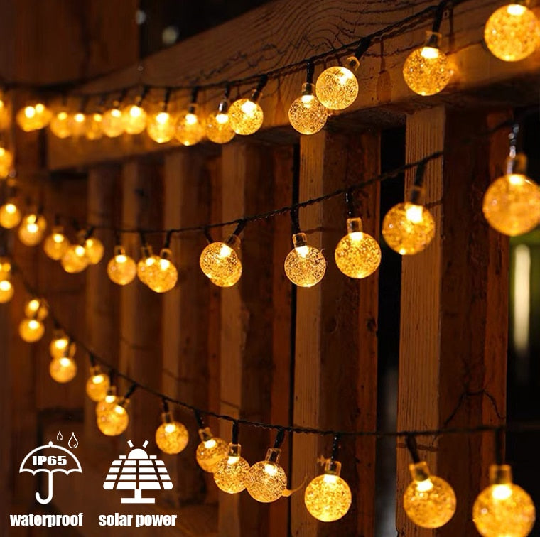 Solar String Lights Outdoor Led