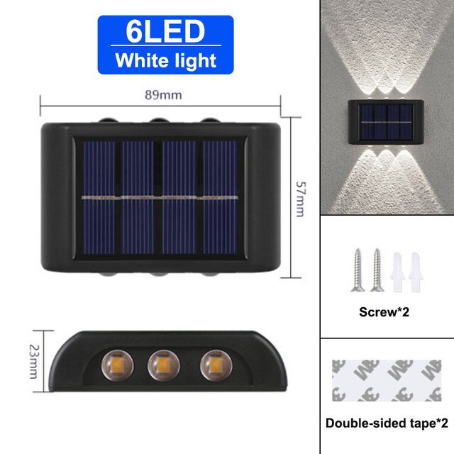 Solar Wall Lights Outdoor Garden