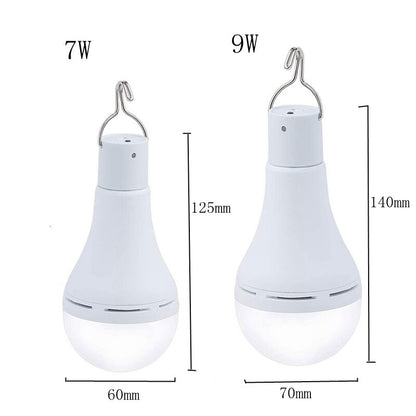 LED Solar Lamp Bulb Outdoor Waterproof