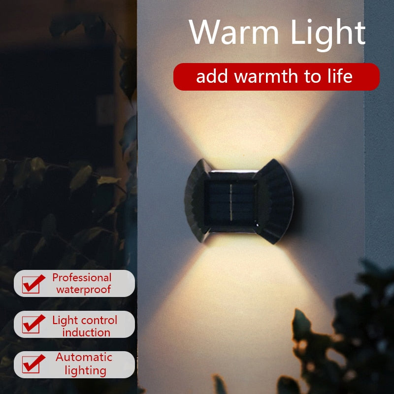 Solar Wall Light Outdoor Waterproof