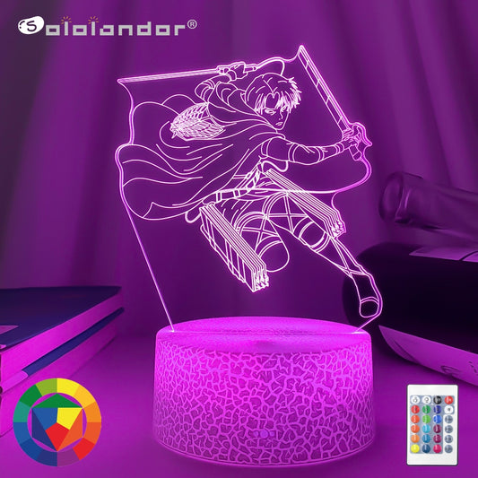 Acrylic Lamp LED Night Light Anime