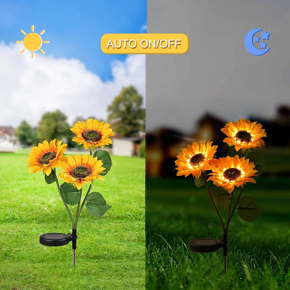 Sunflowers Lawn Light Waterproof Outdoor