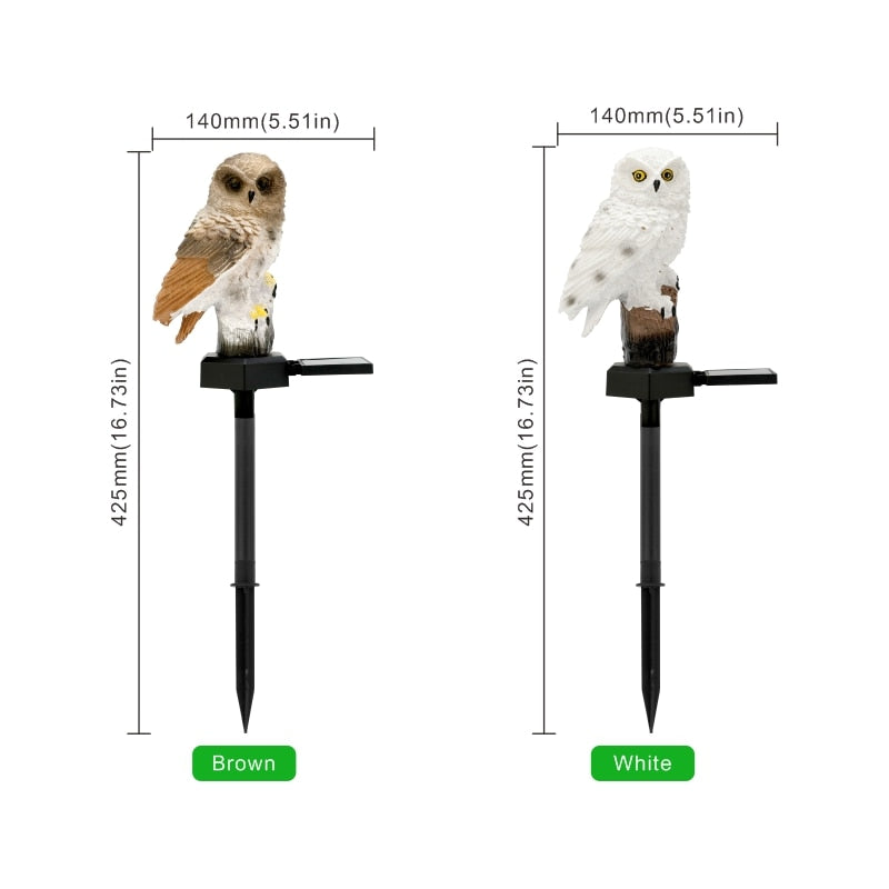 Solar Owl Garden Light Outdoor LED