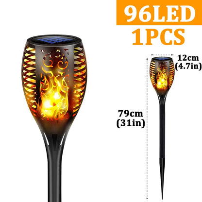 LED Outdoor Solar Torch Lights